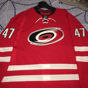 Carolina Hurricanes. Nhl Jersey game Worn